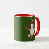 Cute Kerstmis Axolotl Mok (Voorkant rechts)