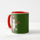 Cute Kerstmis Axolotl Mok (Voorkant links)