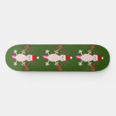 Cute Kerstmis Axolotl Persoonlijk Skateboard (Horizontaal)