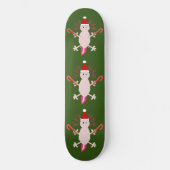Cute Kerstmis Axolotl Persoonlijk Skateboard (Voorkant)