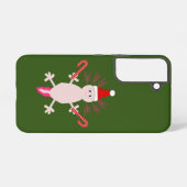 Cute Kerstmis Axolotl Samsung Galaxy Hoesje (Achterkant horizontaal)