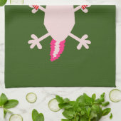Cute Kerstmis Axolotl Theedoek (Gevouwen)