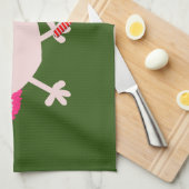 Cute Kerstmis Axolotl Theedoek (Quarter Fold)