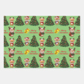 Cute Kerstmis Baby Reindeer Inpakpapier Vel (Voorkant 3)