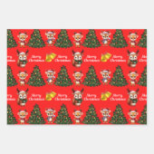 Cute Kerstmis Baby Reindeer Inpakpapier Vel (Voorkant 2)