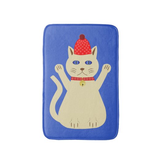 Cute Kerstmis Badmat (Voorkant Verticaal)