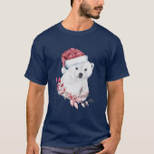 Cute Kerstmis Beer Cub T-shirt (Voorkant)