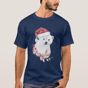 Cute Kerstmis Beer Cub T-shirt