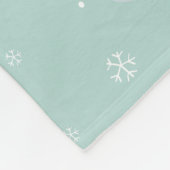 Cute Kerstmis Beer Kinder Fleece Blanket Deken (Hoek)