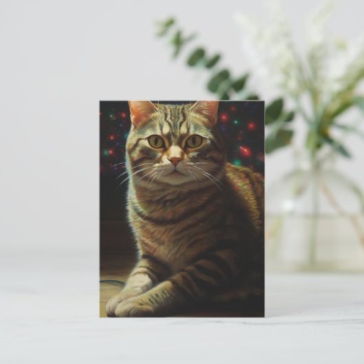 Cute Kerstmis Briefkaart (Staand voorkant)