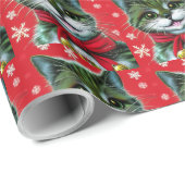 Cute Kerstmis Cadeaupapier (Rol Hoek)