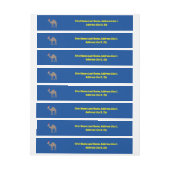 Cute Kerstmis Camel Custom Adreslabel Wikkel (Vel)