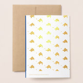 Cute Kerstmis Camel Custom Folie Kaarten (Met envelop)