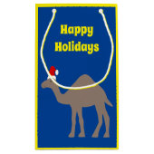 Cute Kerstmis Camel Custom Klein Cadeauzakje (Achterkant)