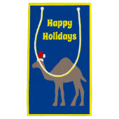 Cute Kerstmis Camel Custom Klein Cadeauzakje (Voorkant)