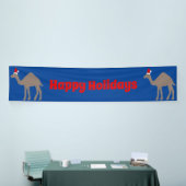 Cute Kerstmis Camel Custom Spandoek (Beurs)
