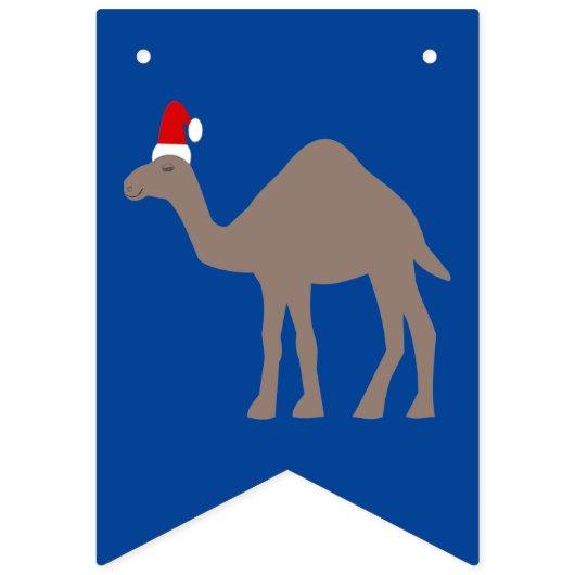 Cute Kerstmis Camel Custom Vlaggetjes (Eerste vlag)