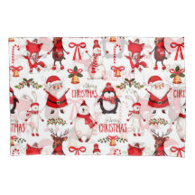 Cute Kerstmis Cartoon Pattern