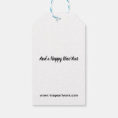 Cute Kerstmis Corgi Dog Cadeaulabel (Achterkant)