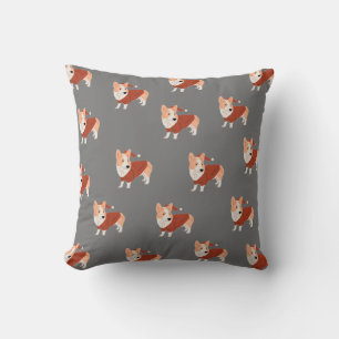 Cute Kerstmis Corgi Pattern Kussen
