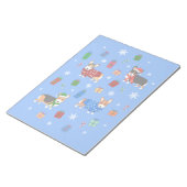 Cute Kerstmis Corgis in Petten en Sweaters Notitieblok (Schuin)