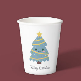 Cute Kerstmis Cup Papieren Bekers