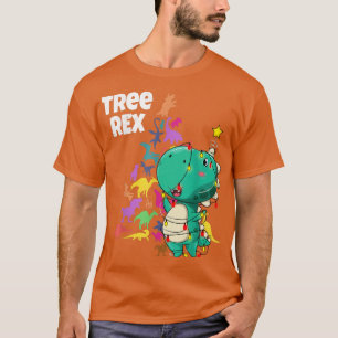 Cute Kerstmis-dinosaurusboom Rex Paleontoloog Xm T-shirt