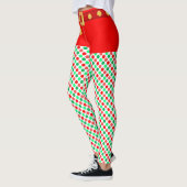 Cute Kerstmis Elf Dotted leggings (Links)