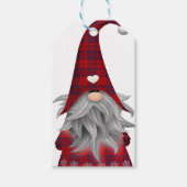 Cute Kerstmis Elf Gnome Cadeaulabel (Voorkant)