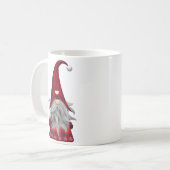 Cute Kerstmis Elf Gnome Koffiemok (Voorkant links)