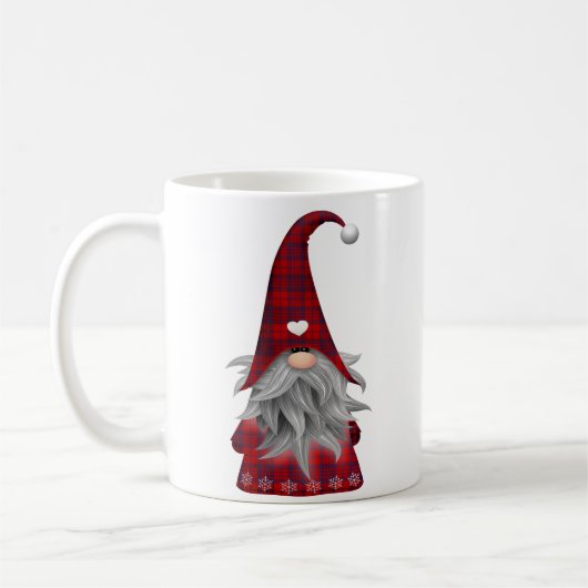 Cute Kerstmis Elf Gnome Koffiemok (Links)