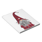Cute Kerstmis Elf Gnome Notitieblok (Schuin)