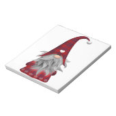 Cute Kerstmis Elf Gnome Notitieblok (Linkerzijde)