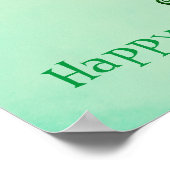 Cute Kerstmis Elf Poster (Hoek)