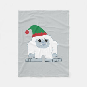 Cute Kerstmis Elf Yeti Fleece Deken
