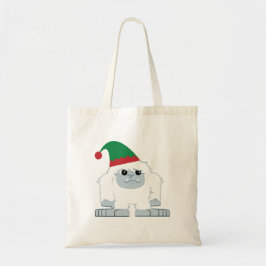 Cute Kerstmis Elf Yeti Tote Bag