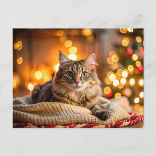 Cute Kerstmis Feestdagenkaart (Voorkant)