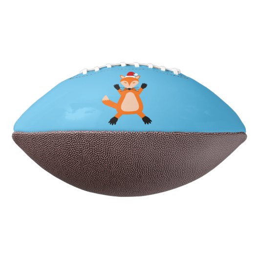 Cute Kerstmis Fox American Football (Gedraaid 270)