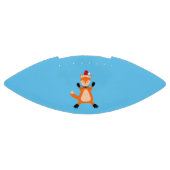 Cute Kerstmis Fox American Football (Paneel)