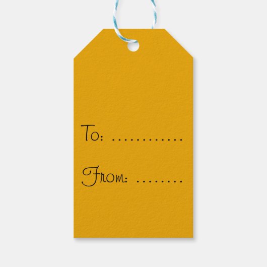 Cute Kerstmis Fox Cadeaulabel (Achterkant)