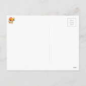 Cute Kerstmis Fox Feestdagenkaart (Achterkant)