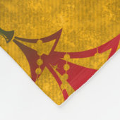 Cute Kerstmis Fox Fleece Deken (Hoek)