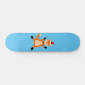 Cute Kerstmis Fox Persoonlijk Skateboard (Horizontaal)