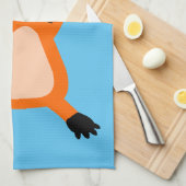 Cute Kerstmis Fox Theedoek (Quarter Fold)