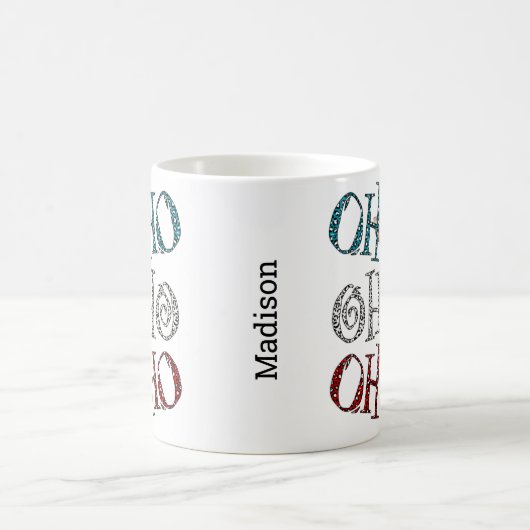 Cute Kerstmis Ho Ho Ho Giraffe Koffee Mok (Center)