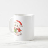 Cute Kerstmis Ijsbeer Mok Kawaii (Voorkant links)