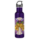 Cute Kerstmis Jingle Bells met lint en lint Waterfles (Voorkant)