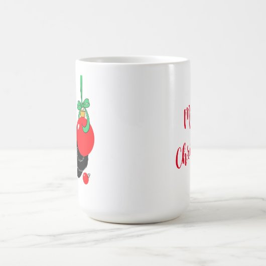 Cute Kerstmis Kitten Koffiemok (Center)