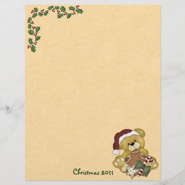 Cute Kerstmis Letterhead (Voorkant)