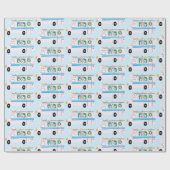 Cute Kerstmis  Motorhome RV-kerst Cadeaupapier (Vlak)